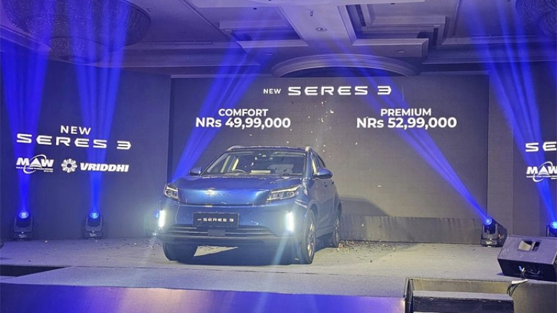 सेरेस-थ्रीको सुरुवाति मूल्य ५० लाखभन्दा कम, फेसियामा ठूलो परिवर्तन