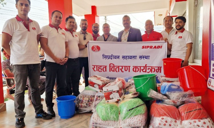 सिप्रदियन सहायता संस्थाद्वारा बाढी पीडितलाई राहत वितरण_img