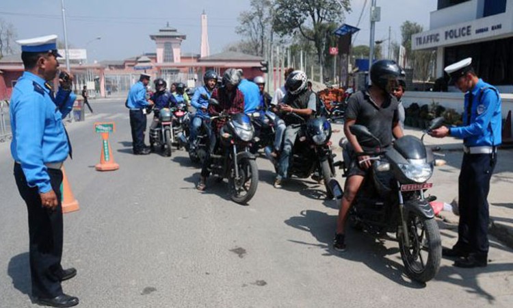 काठमाडौंमा एकैदिन २४९२ चालक ट्राफिक कारबाहीमा_img