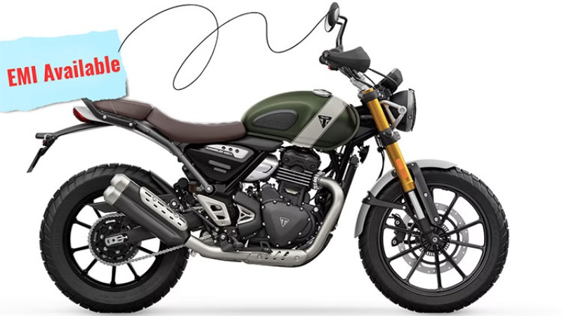 ३.४४ लाख डाउन पेमेन्टमै ट्रायम्फ स्क्रयाम्बलर ४०० एक्स किन्न सकिने, यस्तो छ मासिक किस्ता