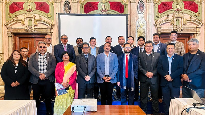 भारत मोबिलिटी बारे नाडा र भारतीय दूतावास बीच अन्तरक्रिया