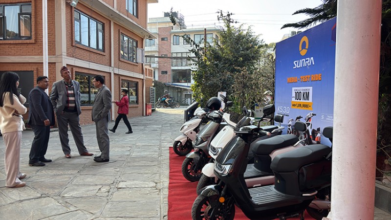 सुनरा ‘के-५’ मिडिया टेस्ट राइड सम्पन्न, किन्नेलाई ६० हजार छुट