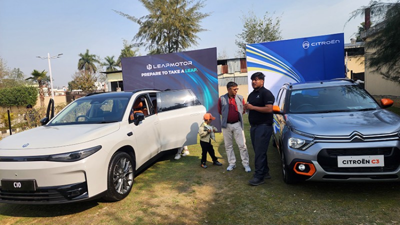 नेपालगंजमा सिट्रोन र लीपमोटरको एक्सचेन्ज क्याम्प चल्दै