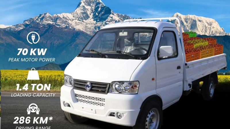 सनलङको इलेक्ट्रीक कार्गो भ्यान नेपालमा, यस्तो छ मूल्य