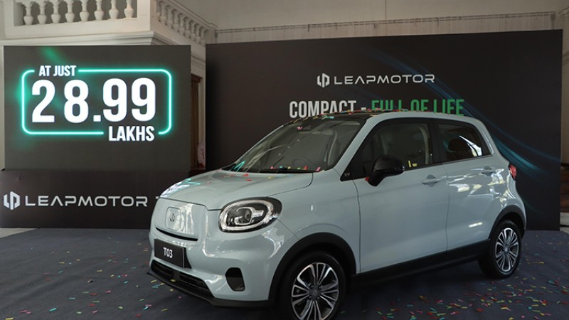 लीपमोटर टी-०३ को बिक्री सुरू, मूल्य २८ लाख ९९ हजार
