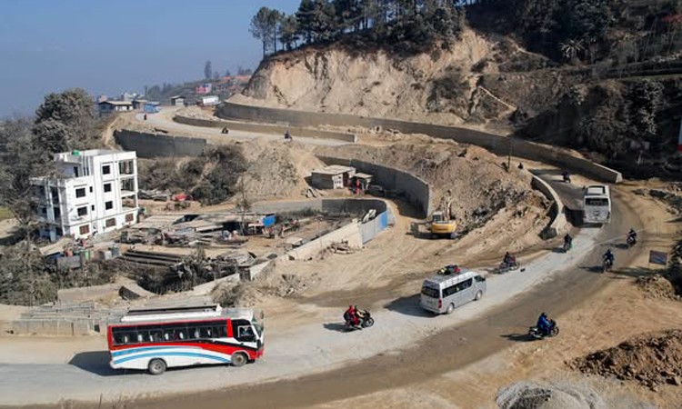 सूर्यविनायक-धुलिखेल सडकको आधा काम सकियो, ४ अर्ब थप बजेट माग_img