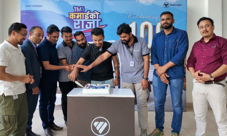 नेपालमा १०० युनिट पुग्यो ‘टीएम १’ डेलिभरी भ्यान_img