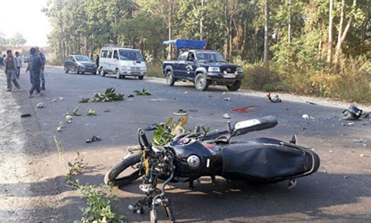असारमा २ हजार ९२२ सडक दुर्घटना, ५६ प्रतिशत मोटरसाइकल_img