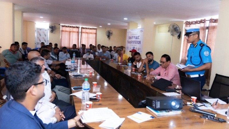 चितवनमा सार्वजनिक यातायात सम्बन्धी क्षमता अभिवृद्धि कार्यशाला सम्पन्न