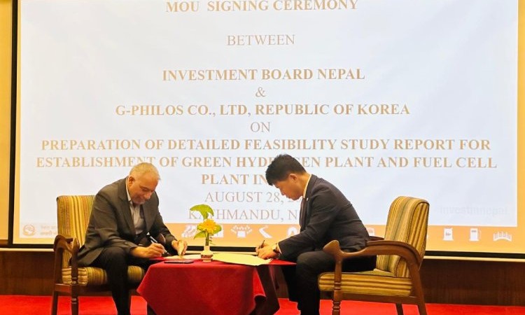 नेपालमा ग्रीन हाइड्रोजन प्लाण्ट स्थापना गर्न कोरियाली कम्पनीसँग सम्झौता_img