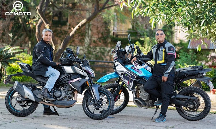 एक दिनमै १६०० किमी चलाउन गुफी दाइले रोजे ‘सीएफमोटो ४५० एमटी’_img