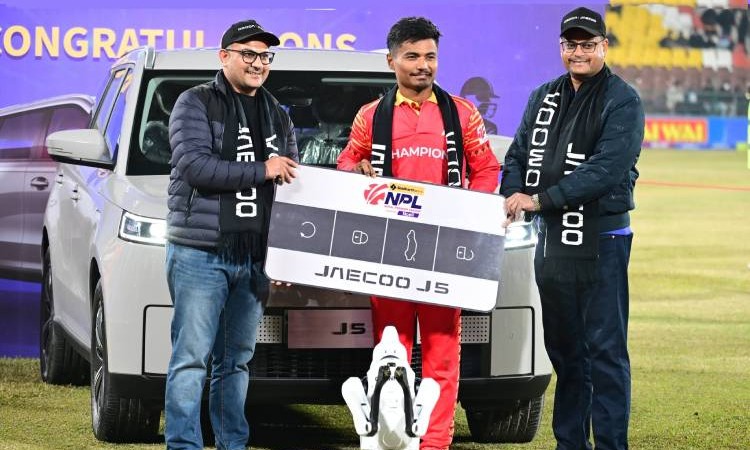 एनपीएलमा रोहित पौडेलले पाए जेको जे फाइभ कार_img