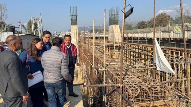 सेती नदी सिग्नेचर पुलको काम ५४% सकियो, तीव्रता दिन निर्देशन