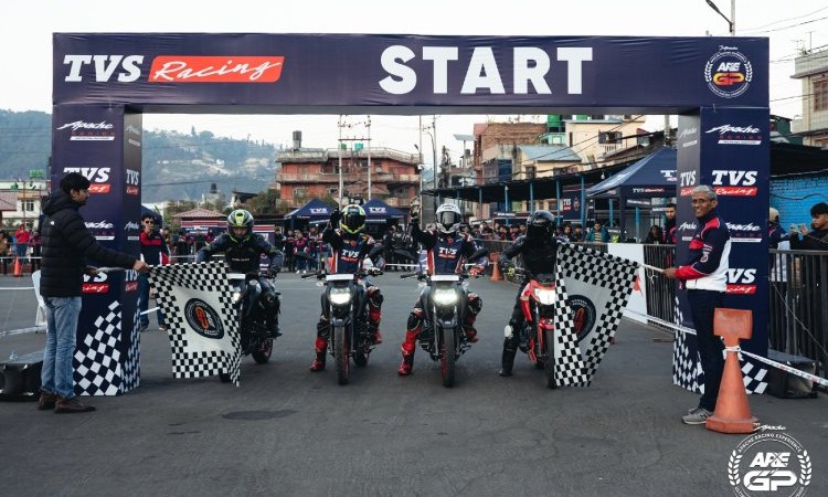 टीभीएस अपाचे रेसिङ एक्सपिरियन्स सम्पन्न_img