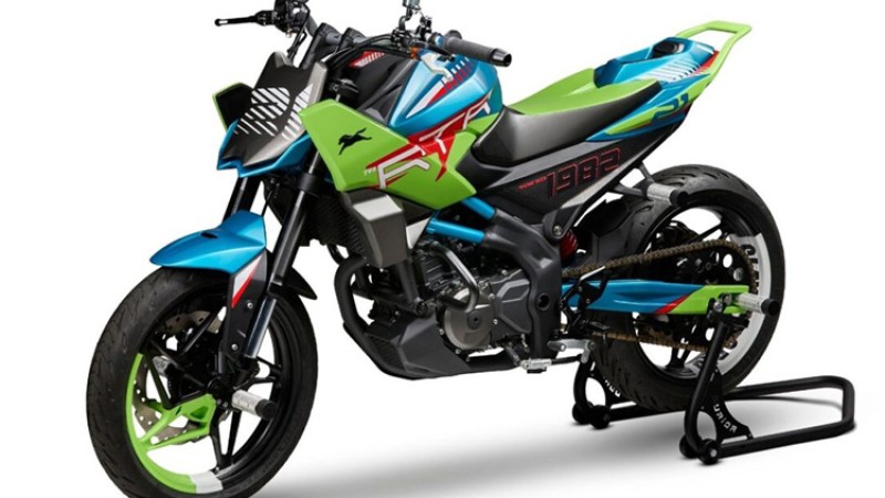 अपाचेकै डिजाइनमा टीभीएसको इलेक्ट्रीक मोटरसाइकल