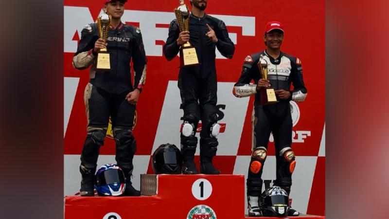 मद्रास टीभीएस रेसिङमा नेपालका श्रीहरि बने विजेता