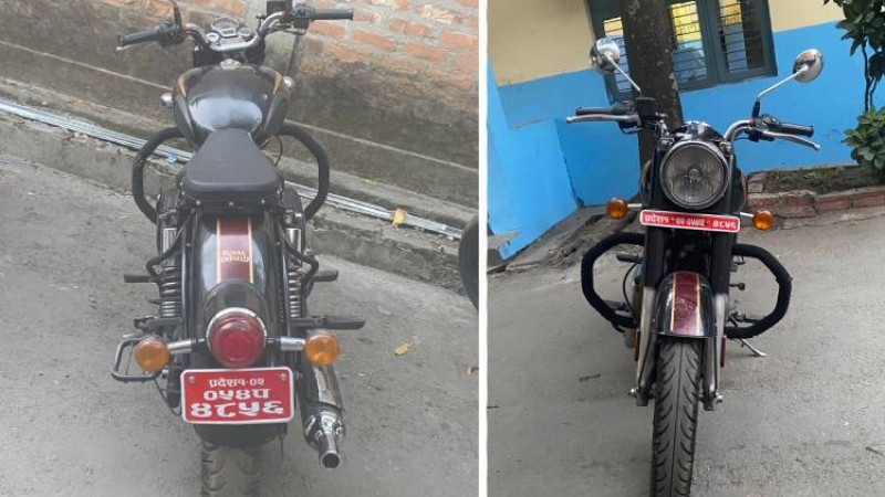 सेक्युरिटी कम्पनीकै मोटरसाइकल चोरी, नम्बर फेरेर चलाउँदै_img