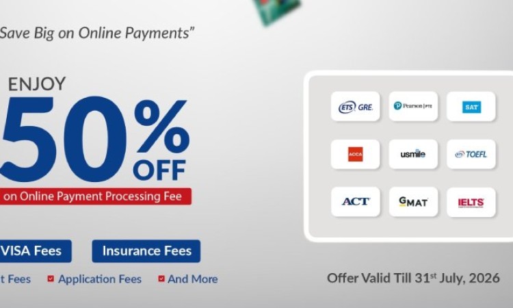 ग्लोबल आइएमईबाट विदेशी शैक्षिक संस्थामा अनलाइन भुक्तानी गर्दा सेवा शुल्कमा ५०% छुट_img