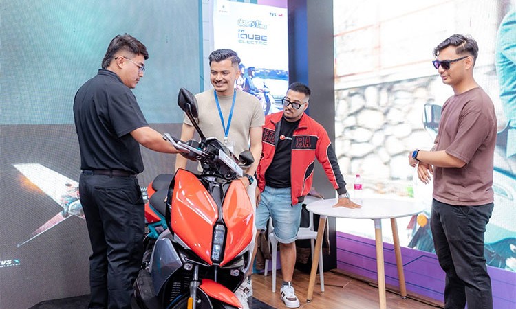 टीभीएसको प्रिमियम इलेक्ट्रीक स्कुटर एक्स नेपालमा सार्वजनिक_img