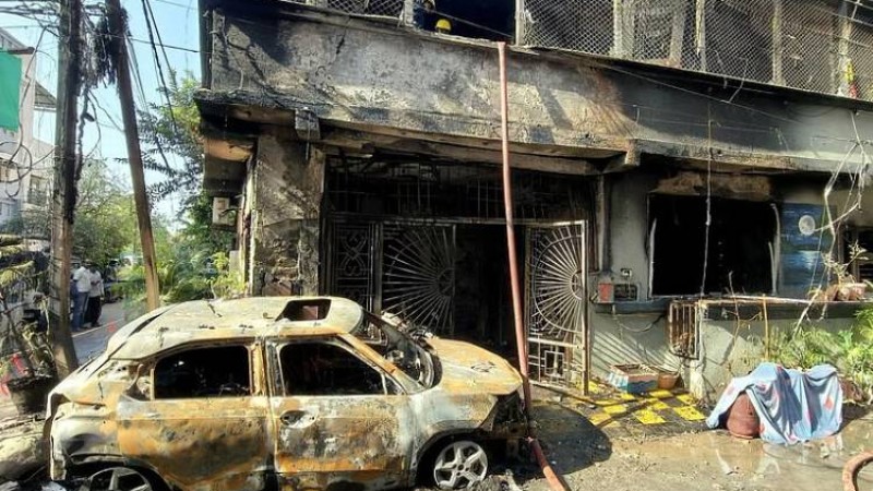 ईभी चार्जिङ पोइन्टमा आगलागी हुँदा ७ जनाको मृत्यु