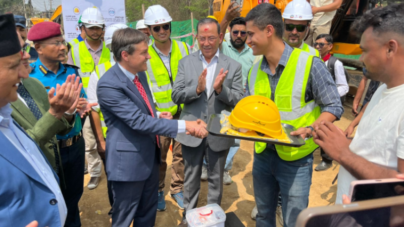 एमसीसी अन्तर्गतको धानखोला-लमही ४० किमी सडक निर्माण सुरू