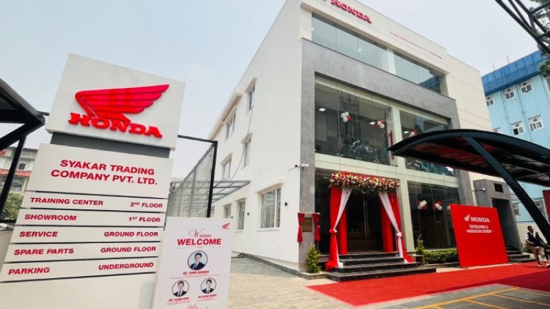 त्रिपुरेश्वरमा खुल्यो होण्डाको अत्याधुनिक थ्री एस शोरुम