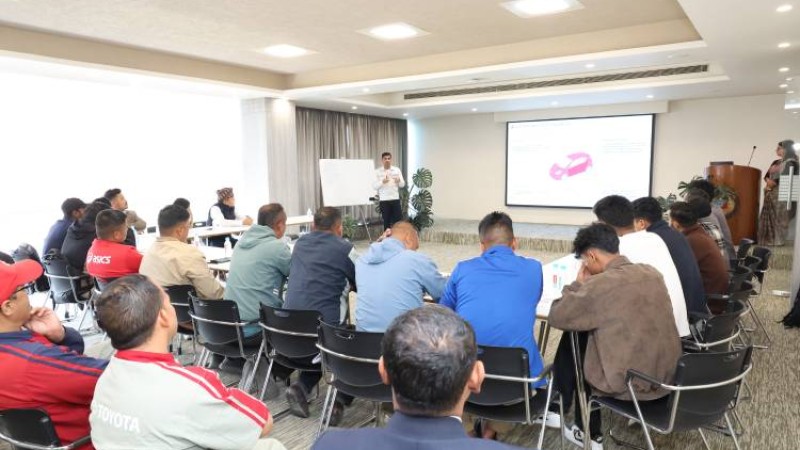 नाइमाले दियो हाइब्रिड सवारी सम्बन्धी तालिम