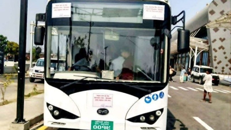 नेपालगंज विमानस्थलमा निःशुल्क सटल बस सेवा सुरू