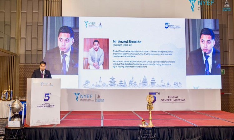 नेपाली युवा उद्यमी मञ्च ललितपुरको अध्यक्षमा अनुकूल श्रेष्ठ निर्वाचित_img