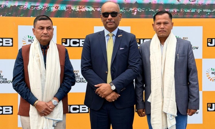 जेसीबी इन्डियाद्वारा भोटेकोशी बाढी उद्धारमा खटिएकालाई सम्मान_img