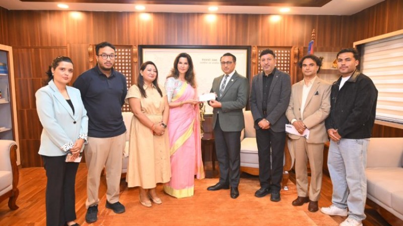 नाइमाले बाढी प्रभावितलाई दियो ५० लाख