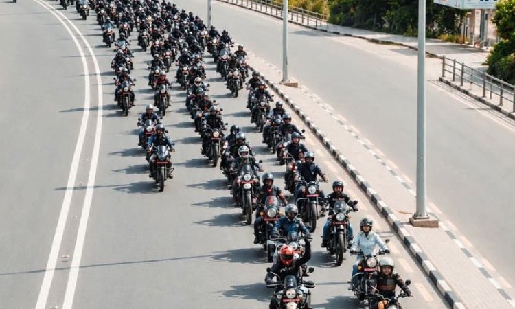 रोयल इन्फिल्डको ‘वान राइड’ सम्पन्न, १५०० बढी राइडर सहभागी_img