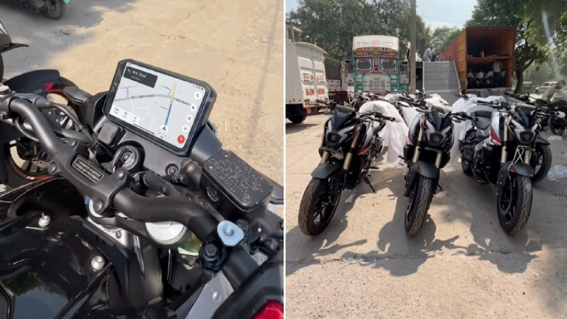 बजाज पल्सर एनएस ४०० मा अब टीएफटी डिस्प्ले