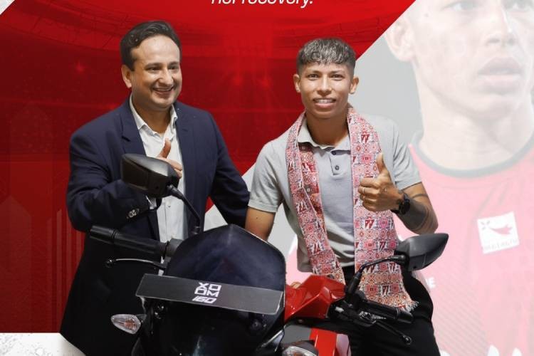 सीजी मोटर्सले गर्यो साम्बालाई ५ लाख सहयोग_img