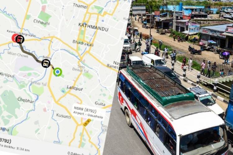 अब काठमाडौंका १२०० बढी सार्वजनिक सवारीको लोकेसन मोबाइलबाटै हेर्न सकिने_img