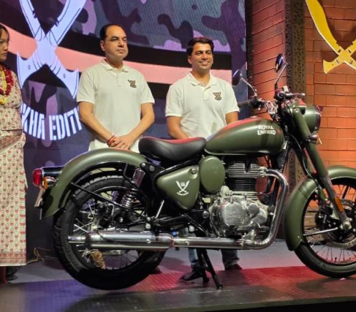 ६ लाखभन्दा कममै आयो रोयल इनफिल्ड क्लासिक ३५० ‘गोर्खा एडिसन’_img