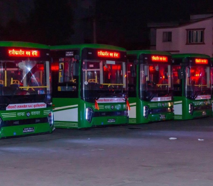 उपत्यकाका ६ रुटमा गुड्न थाले रात्रि बस_img