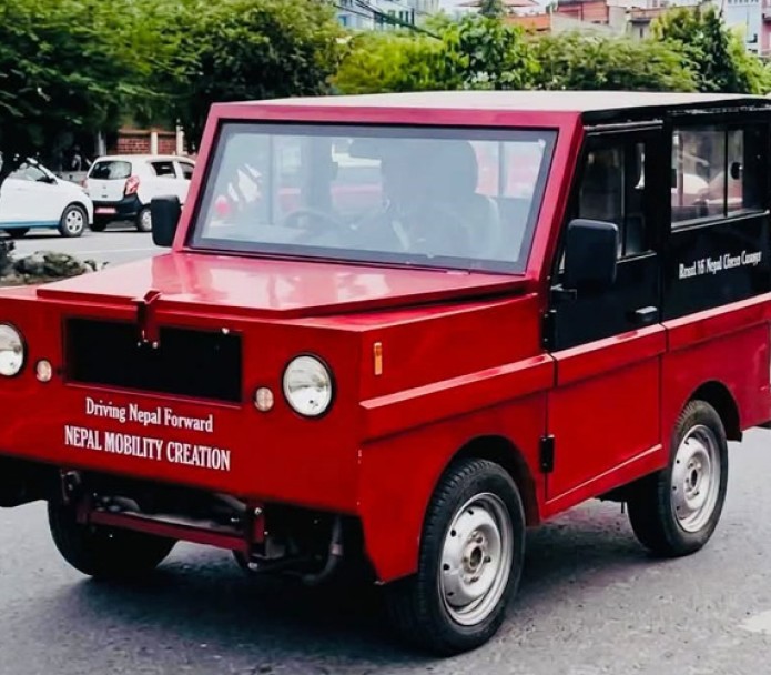 २३ वर्षीय नेपाली युवाले बनाए हाइब्रिड कार_img
